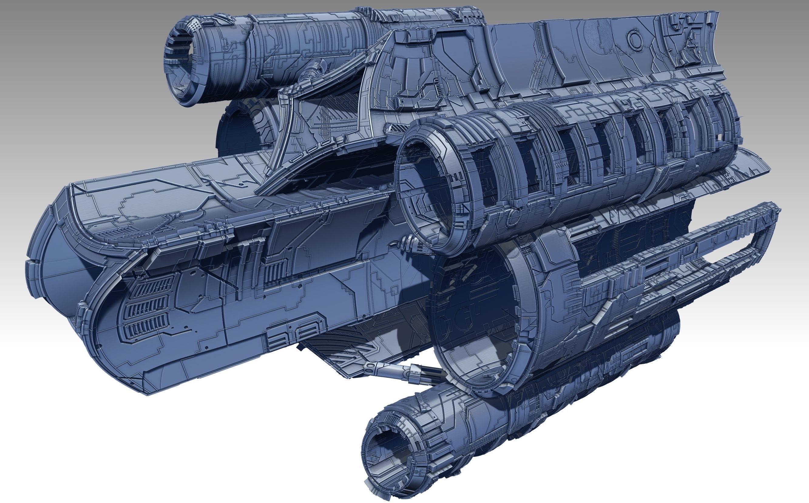 space equipment node 00143 3D model_1