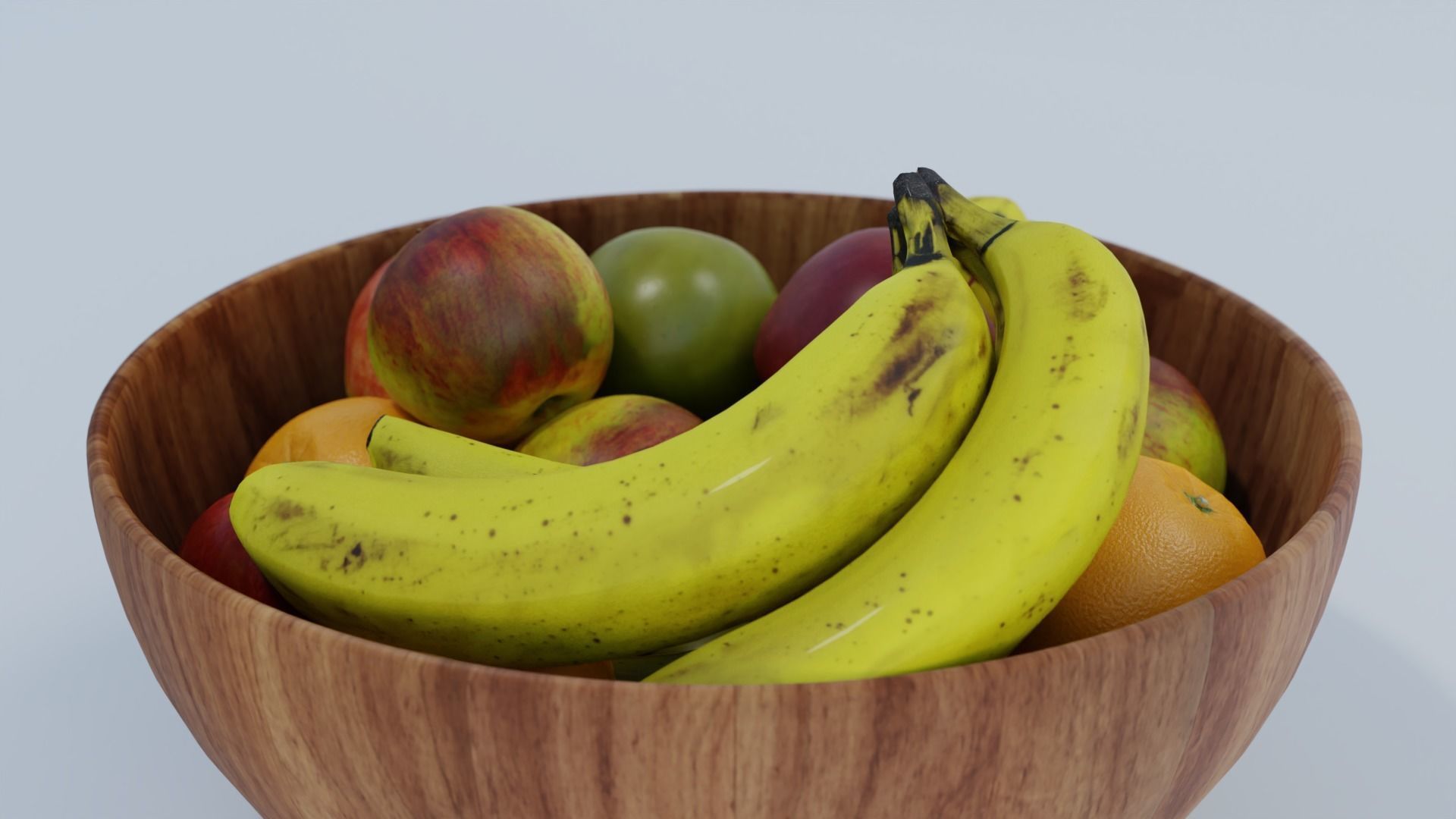  Fruit bowl apples bananas and oranges 3D model_10