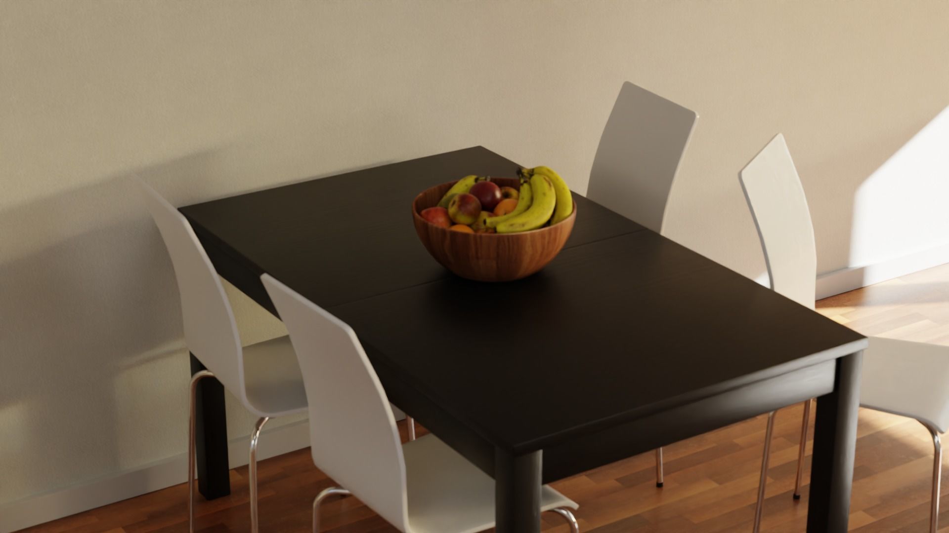  Fruit bowl apples bananas and oranges 3D model_1