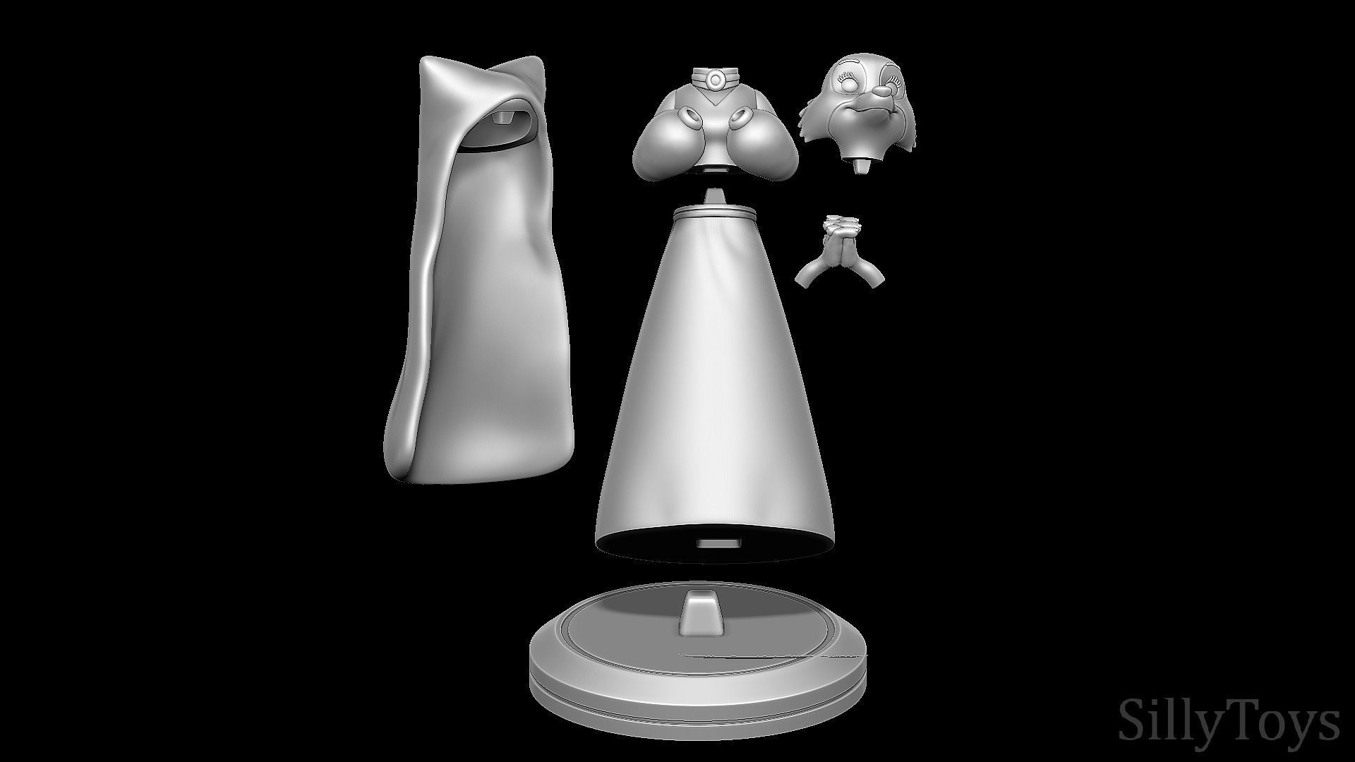 Maid Marian - Robin Hood 3D print model_7