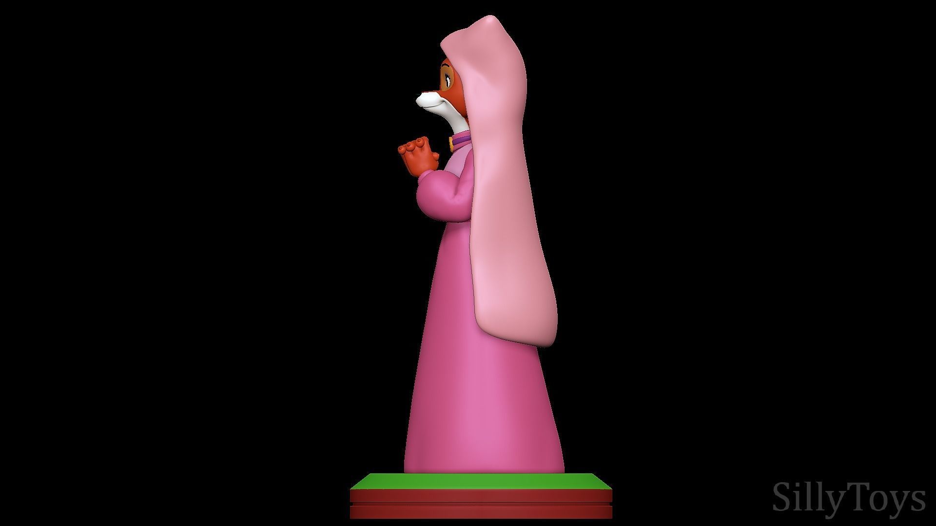 Maid Marian - Robin Hood 3D print model_3