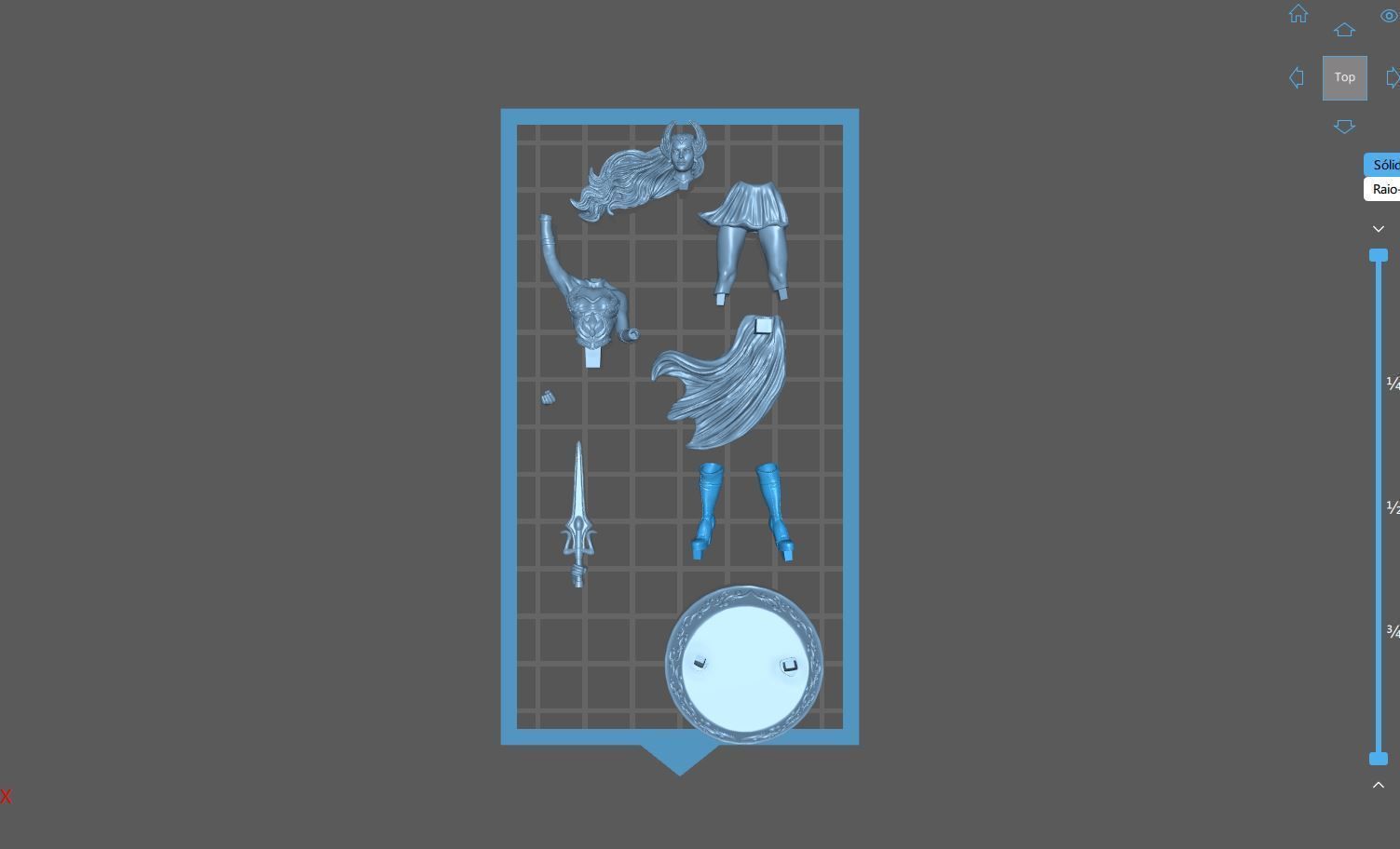 She Ra Fanart 3D print model_12