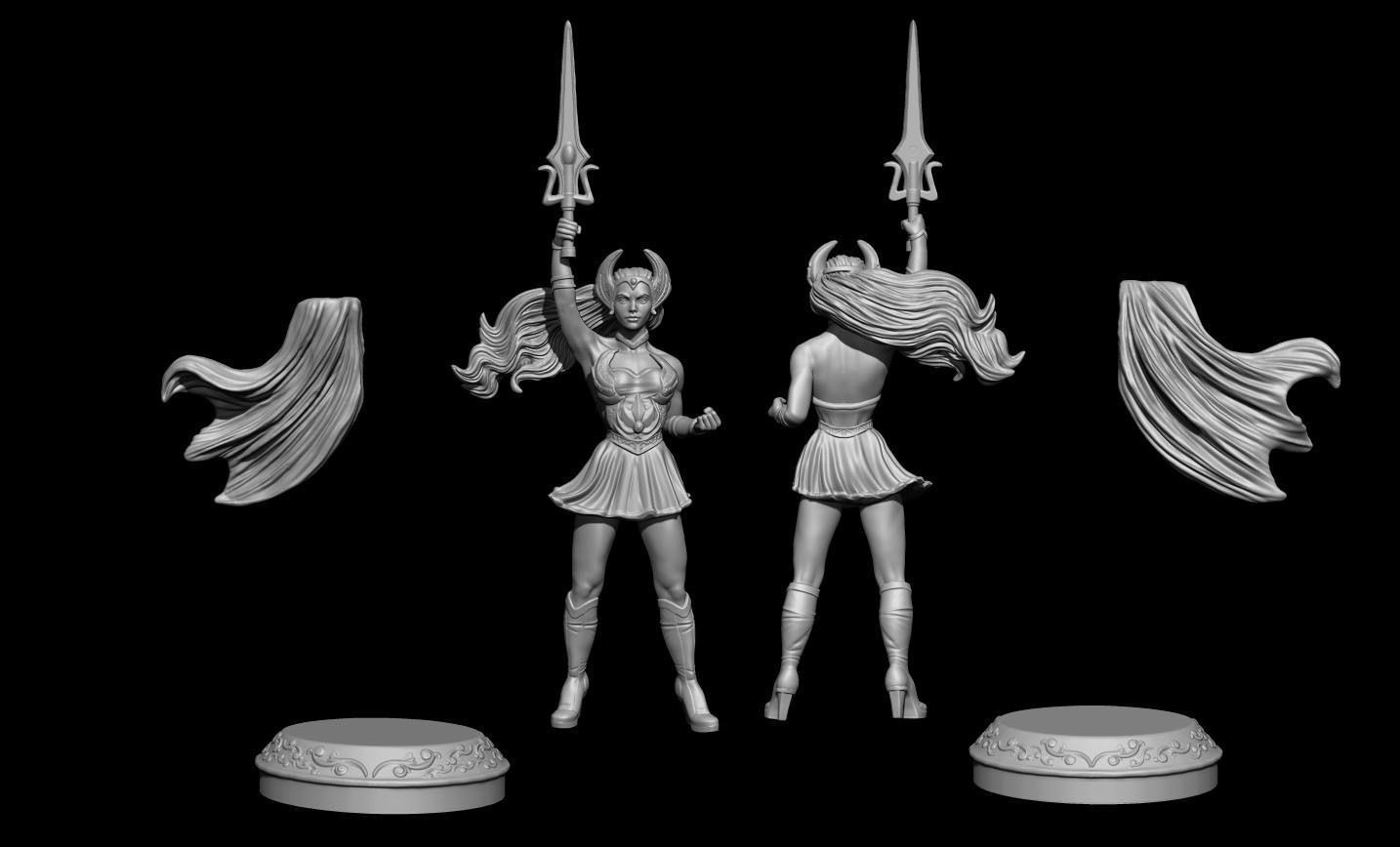 She Ra Fanart 3D print model_6