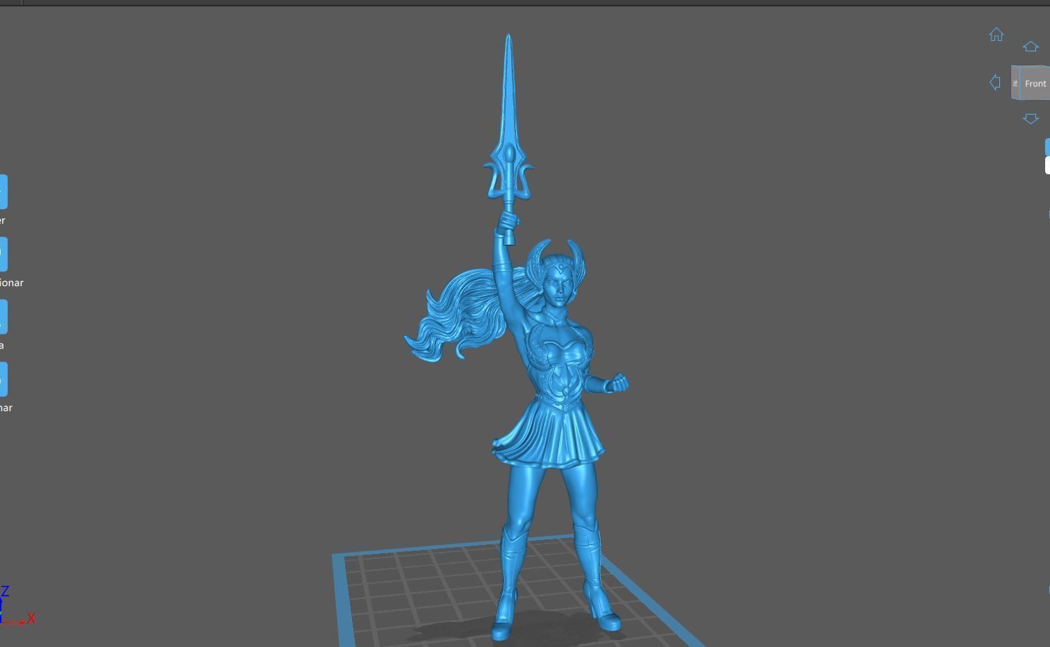 She Ra Fanart 3D print model_18