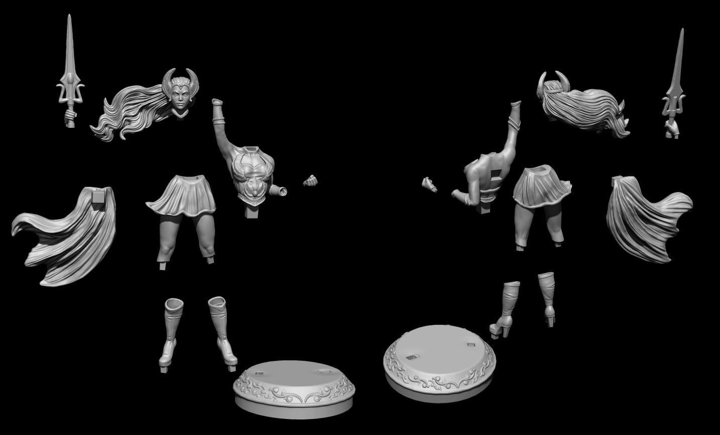 She Ra Fanart 3D print model_7
