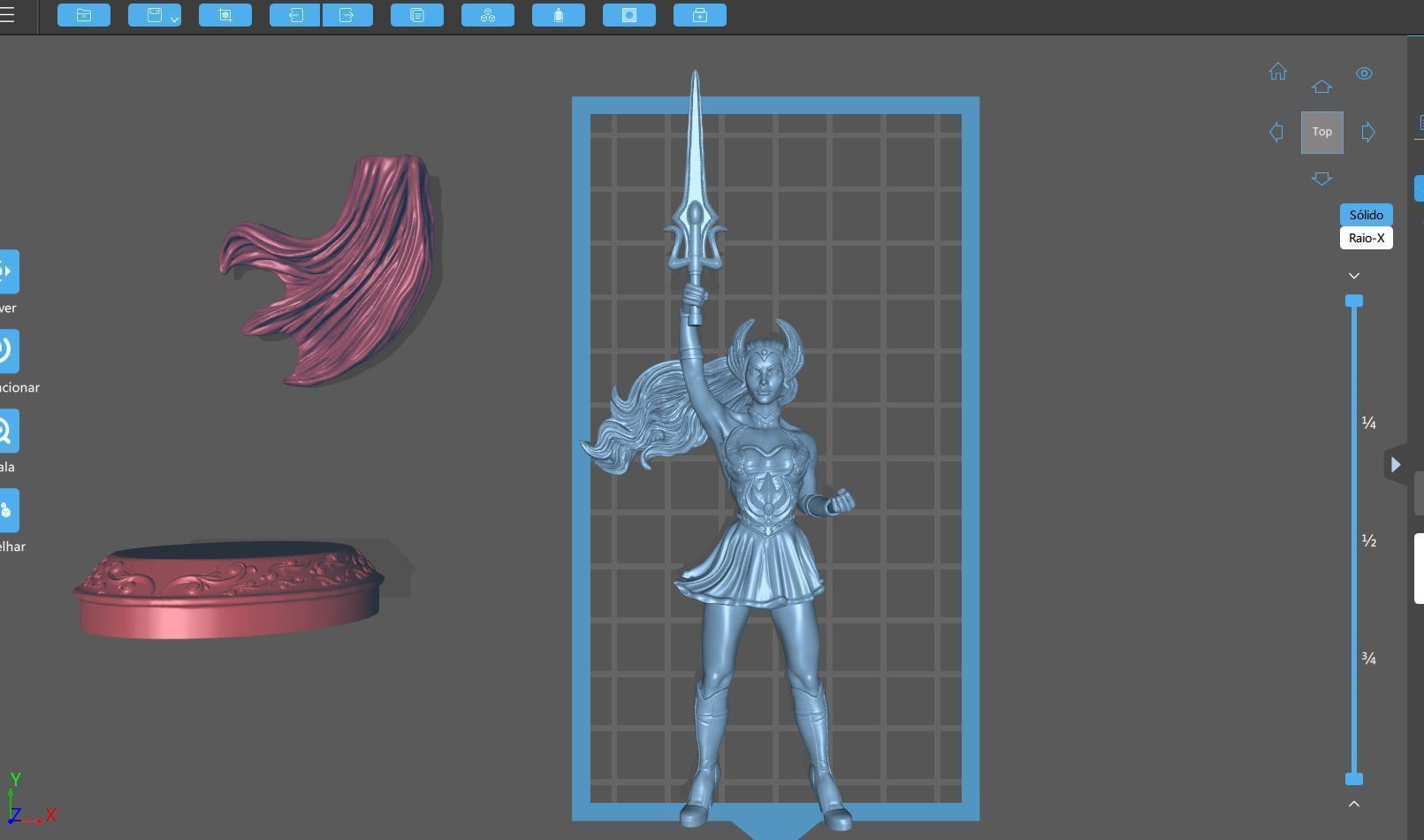 She Ra Fanart 3D print model_15