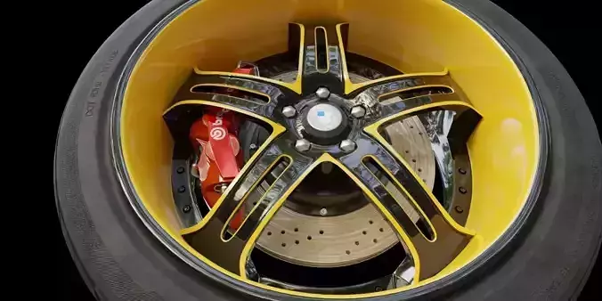 Asanti af167 wheel-rim 3D model