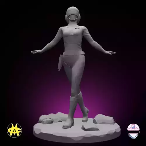 LOW Change Mermaid - CHANGEMAN 3D print model