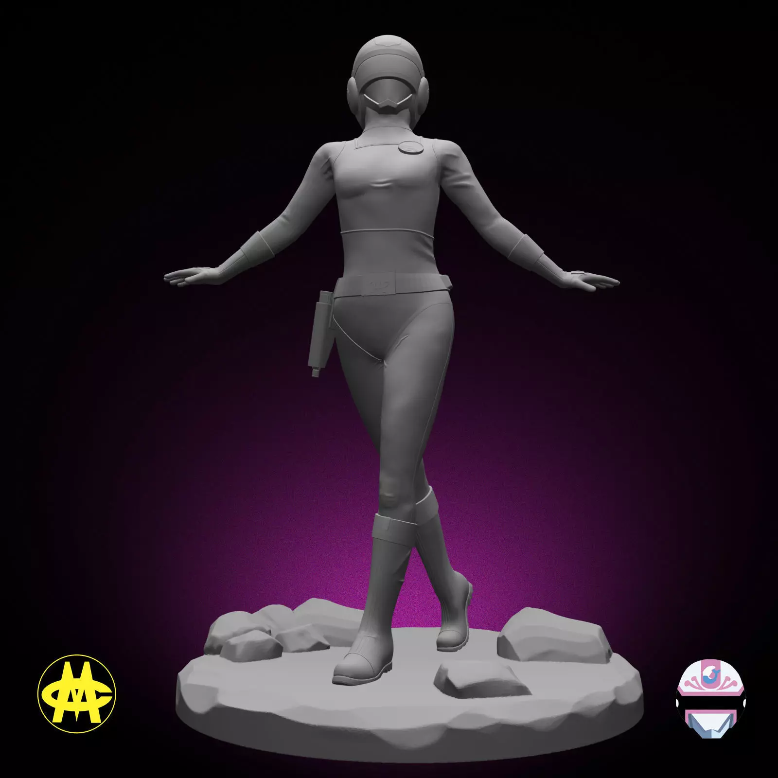 LOW Change Mermaid - CHANGEMAN 3D print model_0