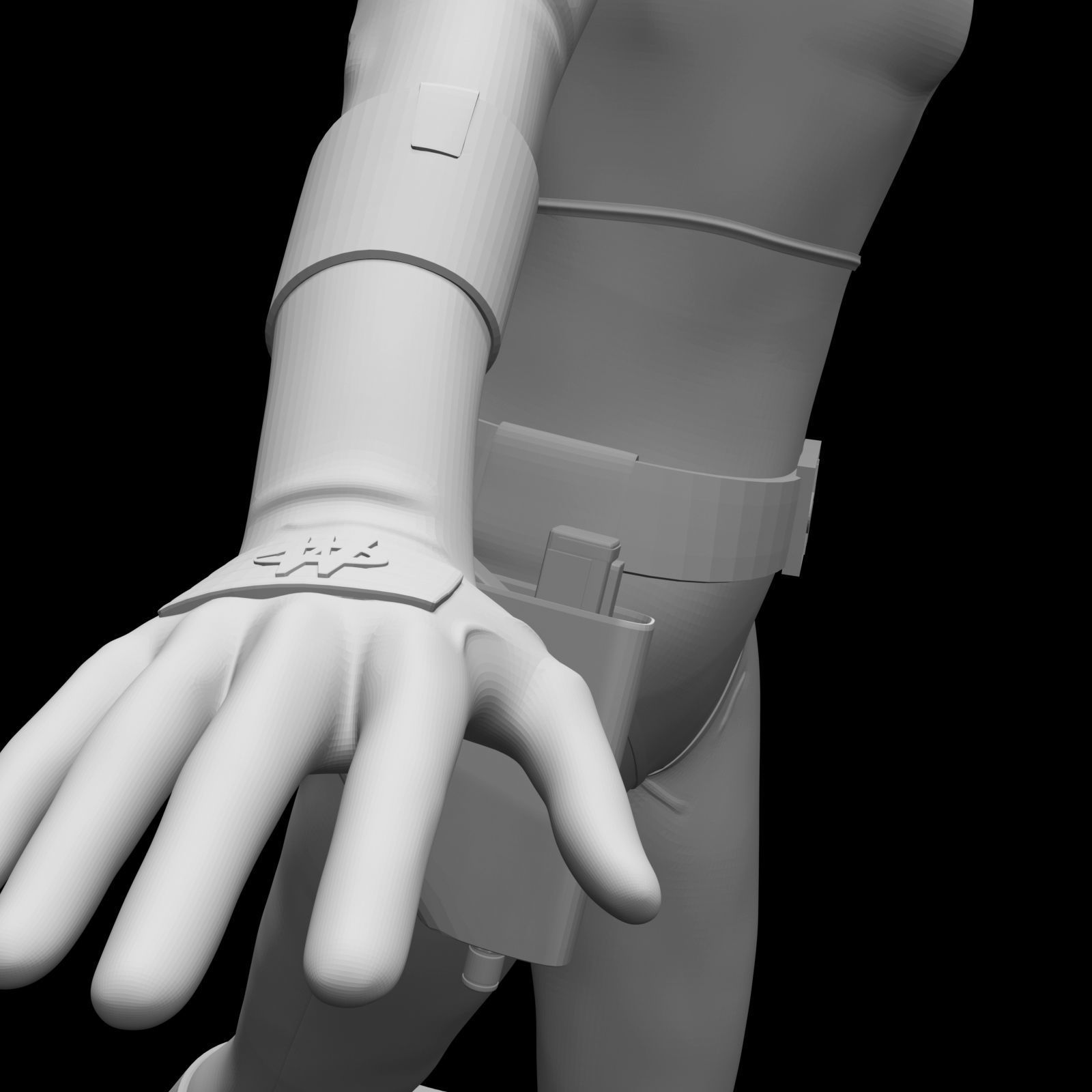 LOW Change Mermaid - CHANGEMAN 3D print model_1