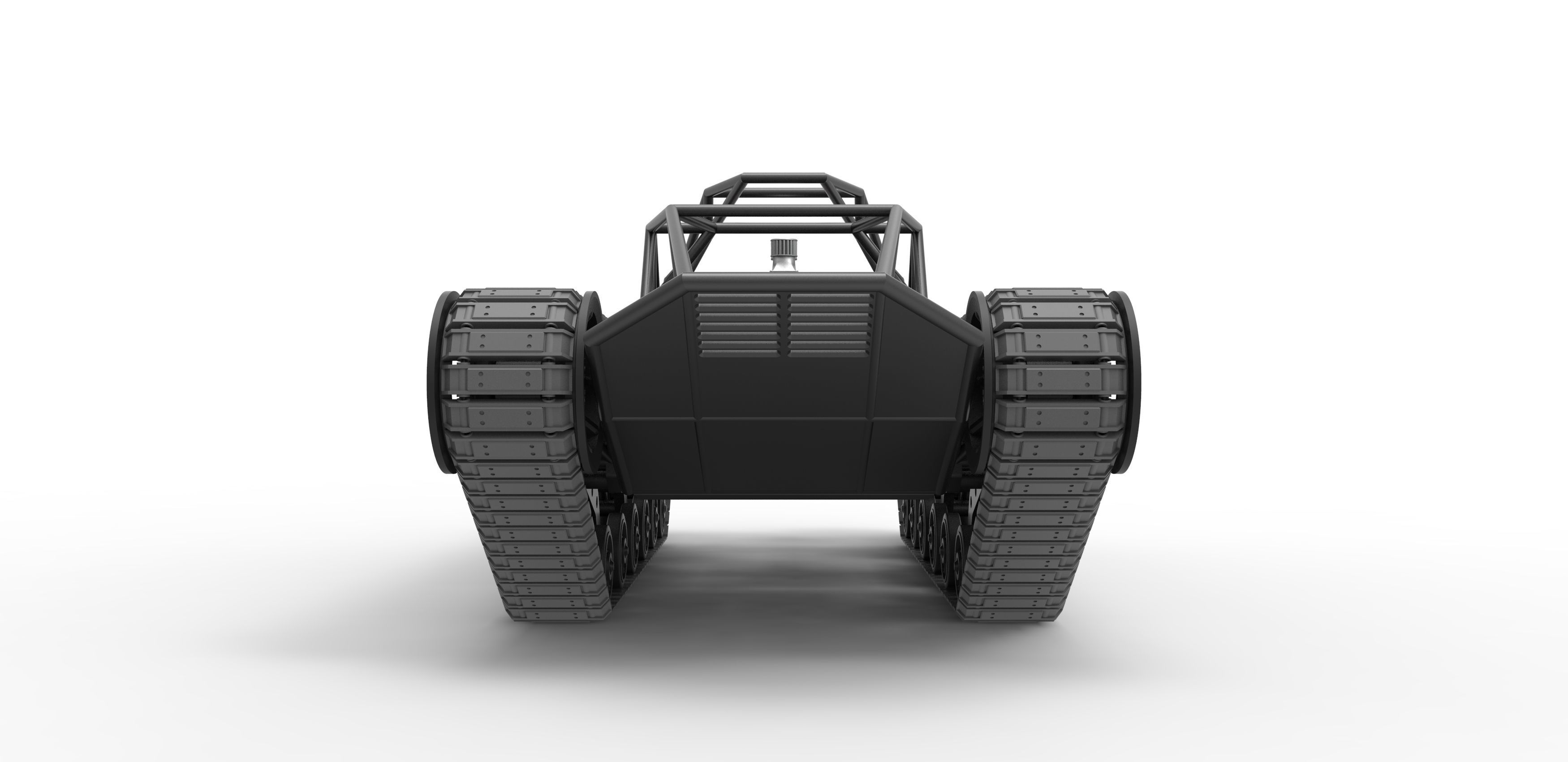 Tracked vehicle Scale 1 to 25 3D print model_6