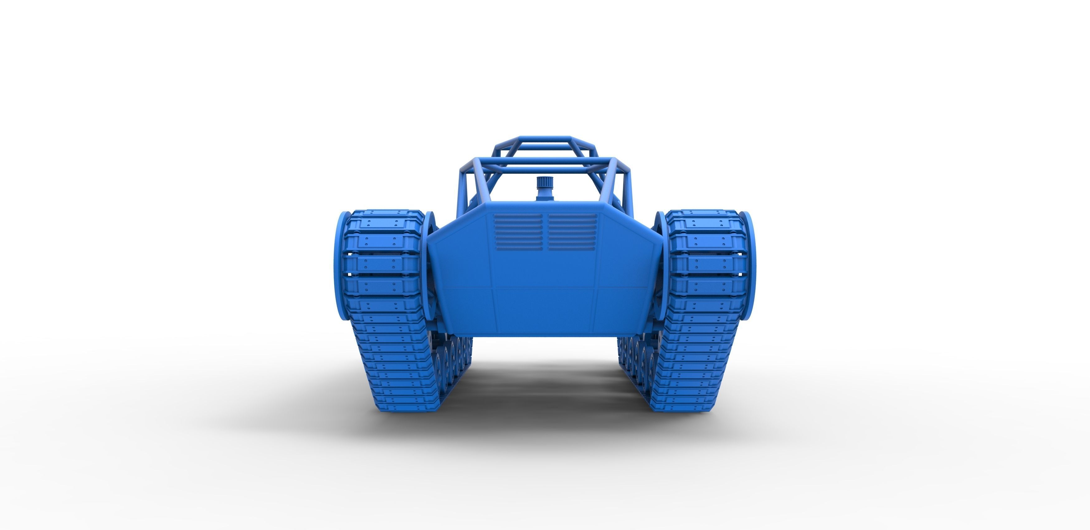 Tracked vehicle Scale 1 to 25 3D print model_19