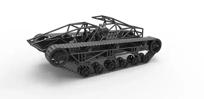 Tracked vehicle Scale 1 to 25
