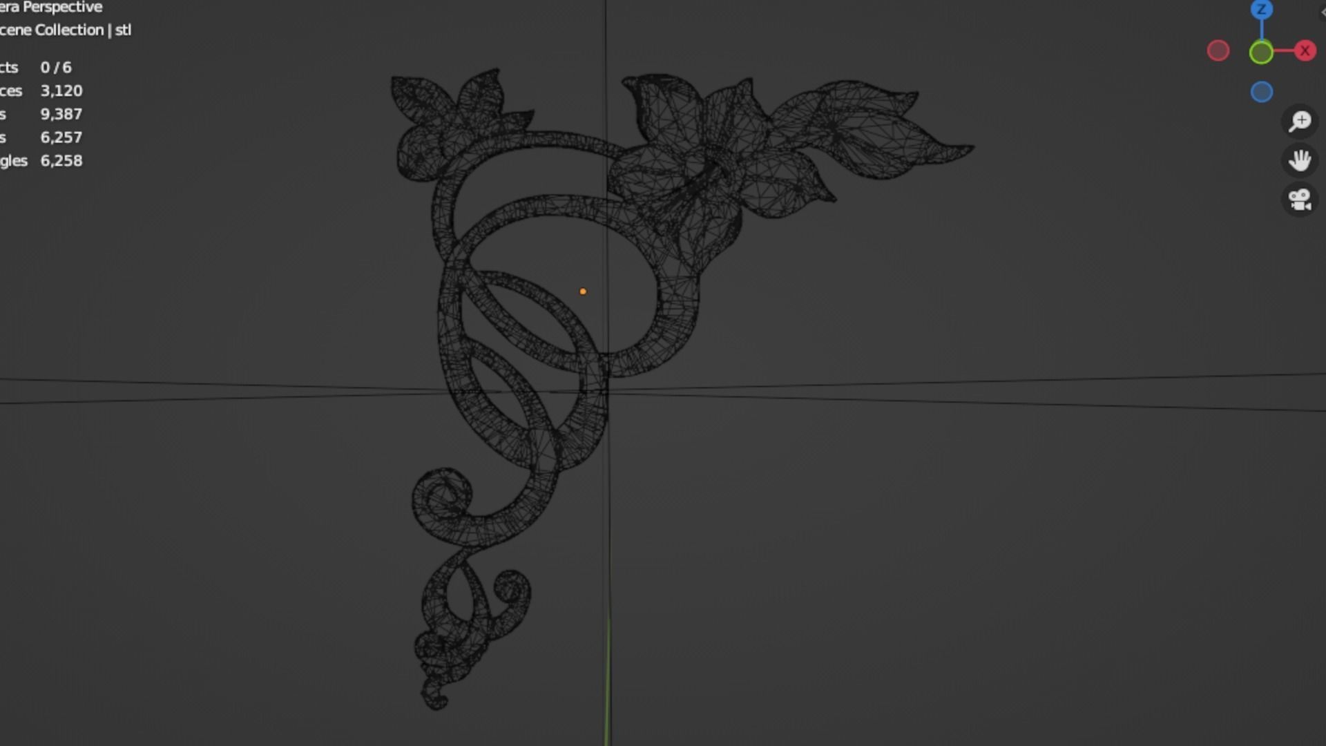 Classic decor ornament 181 3D print model_6