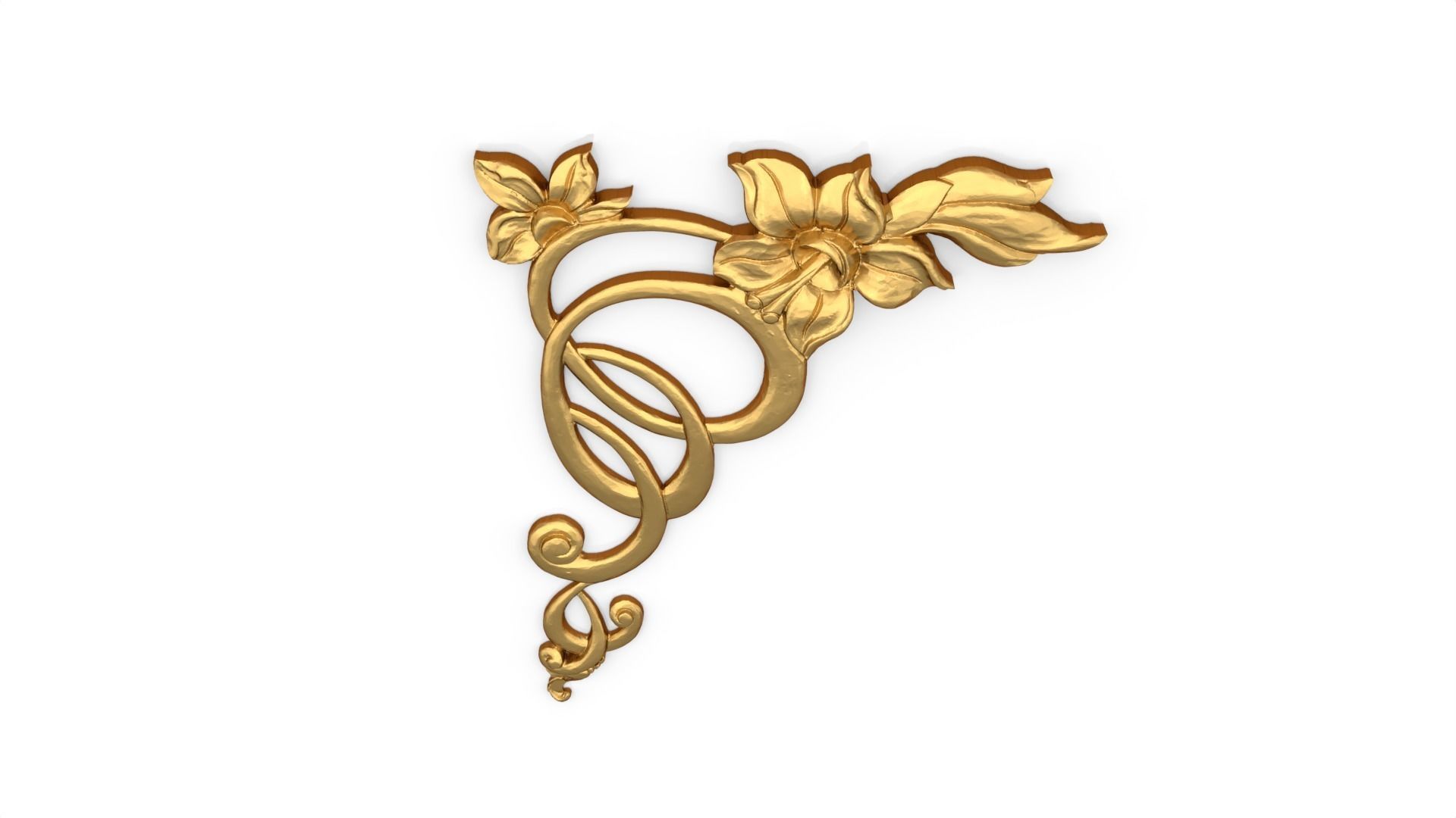 Classic decor ornament 181 3D print model_4