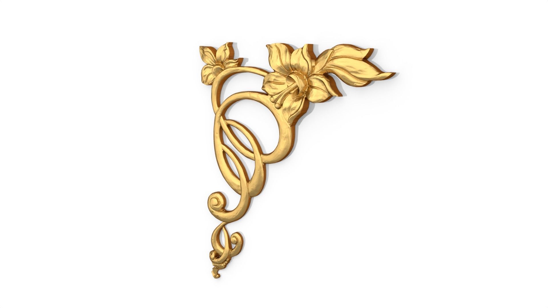 Classic decor ornament 181 3D print model_2