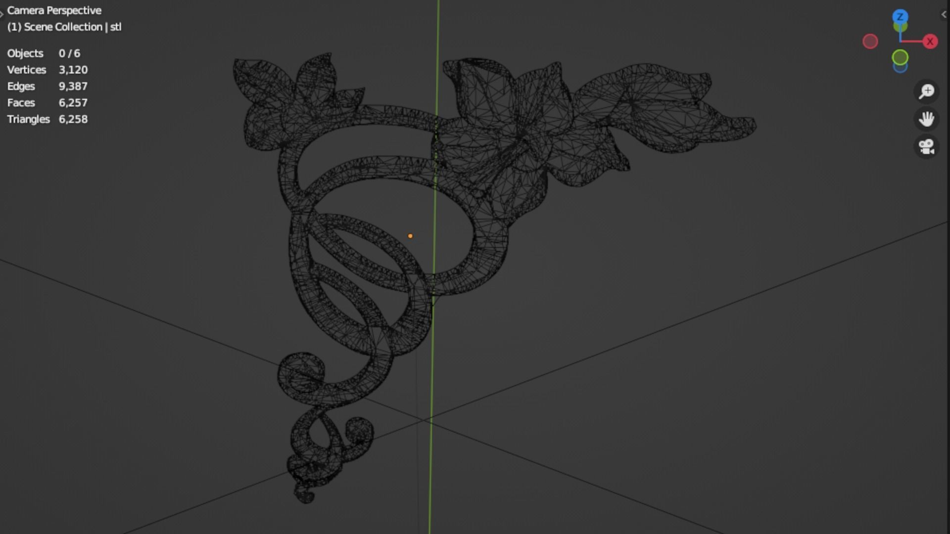 Classic decor ornament 181 3D print model_5