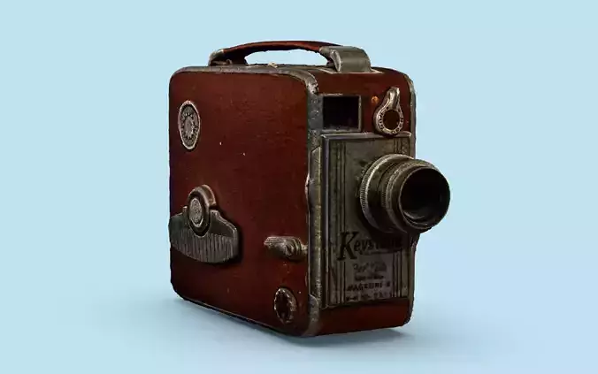 Retro super 8 mm film cinema camera scan 