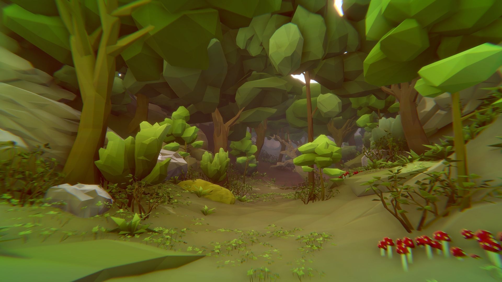 Big Low-Poly Environment Collection Low-poly 3D model_23