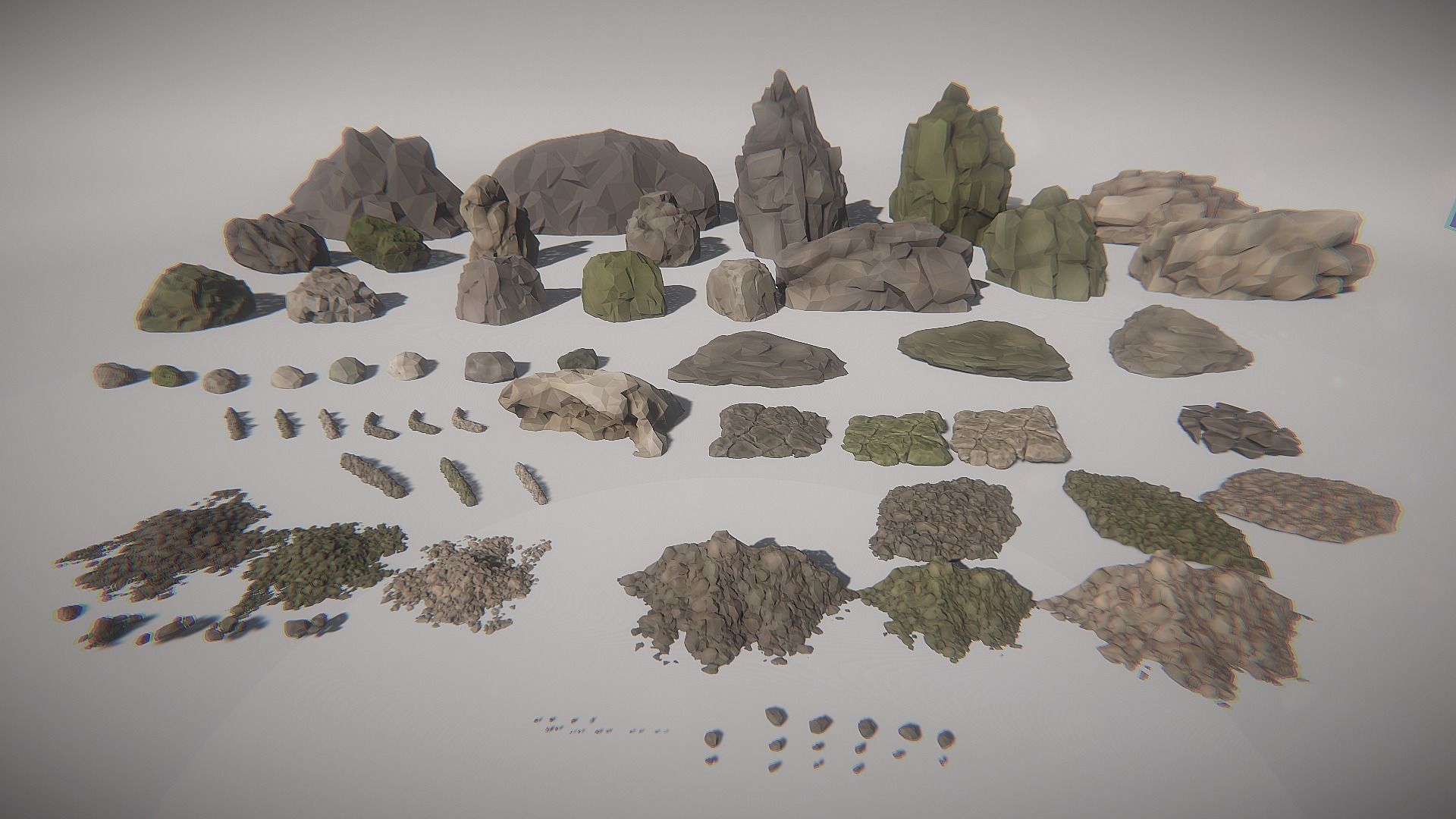 Big Low-Poly Environment Collection Low-poly 3D model_38