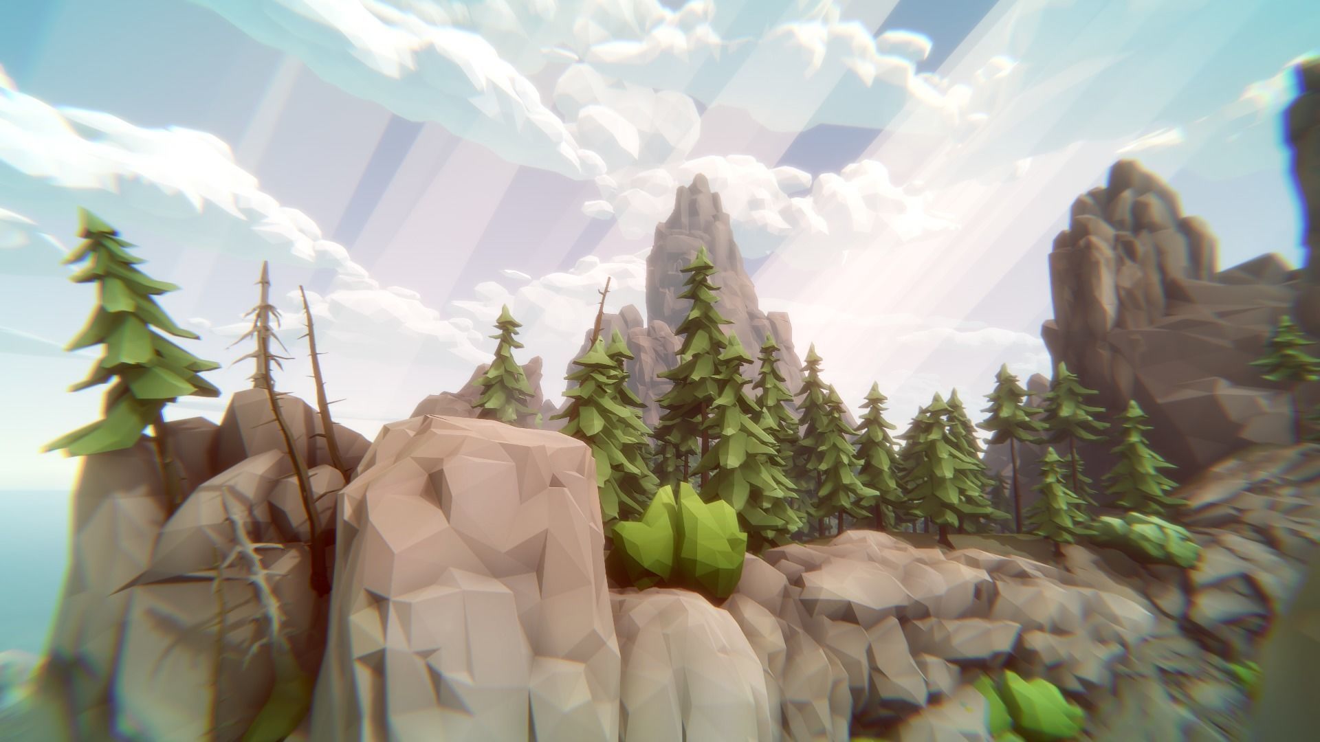 Big Low-Poly Environment Collection Low-poly 3D model_6