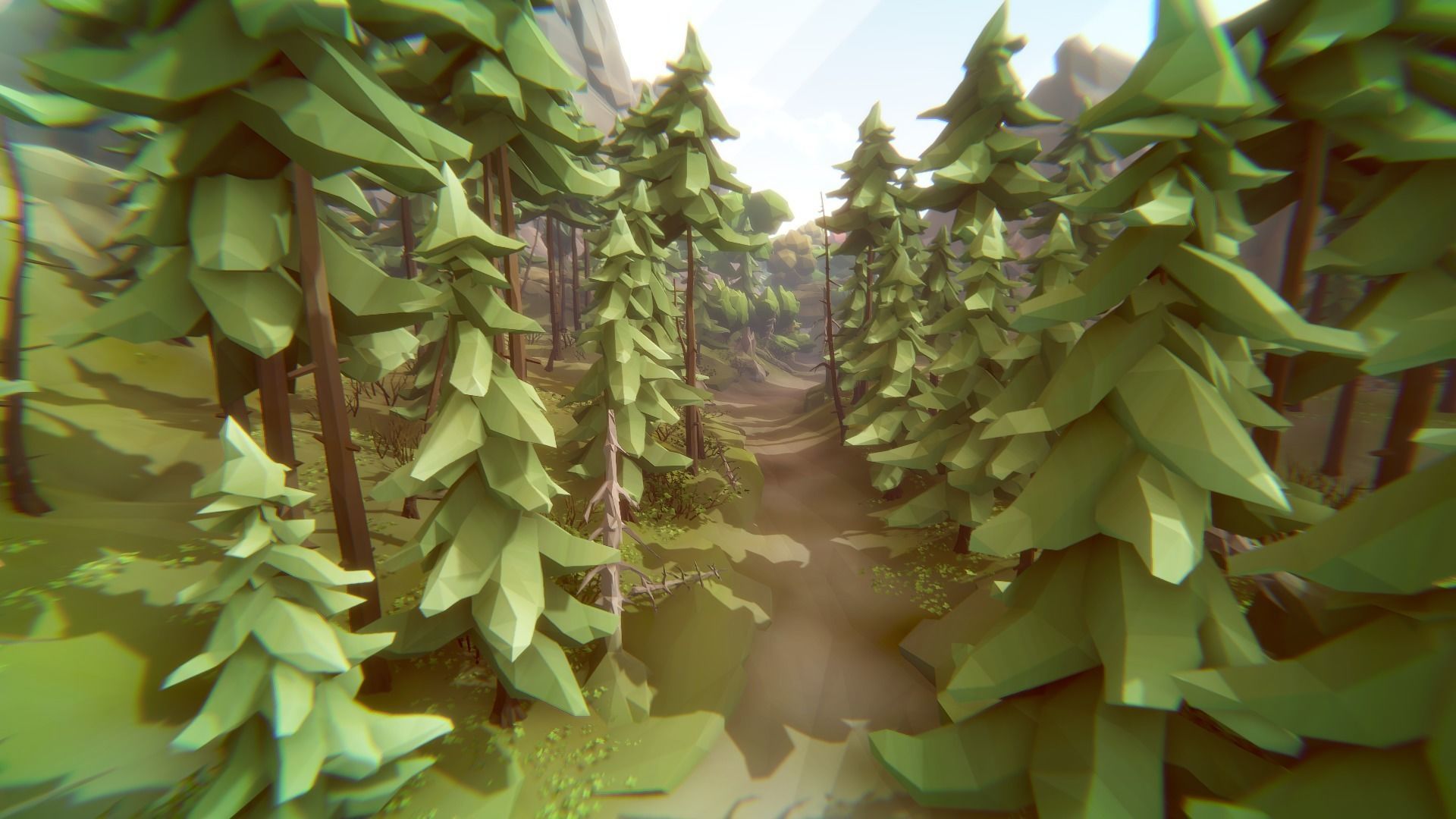 Big Low-Poly Environment Collection Low-poly 3D model_5