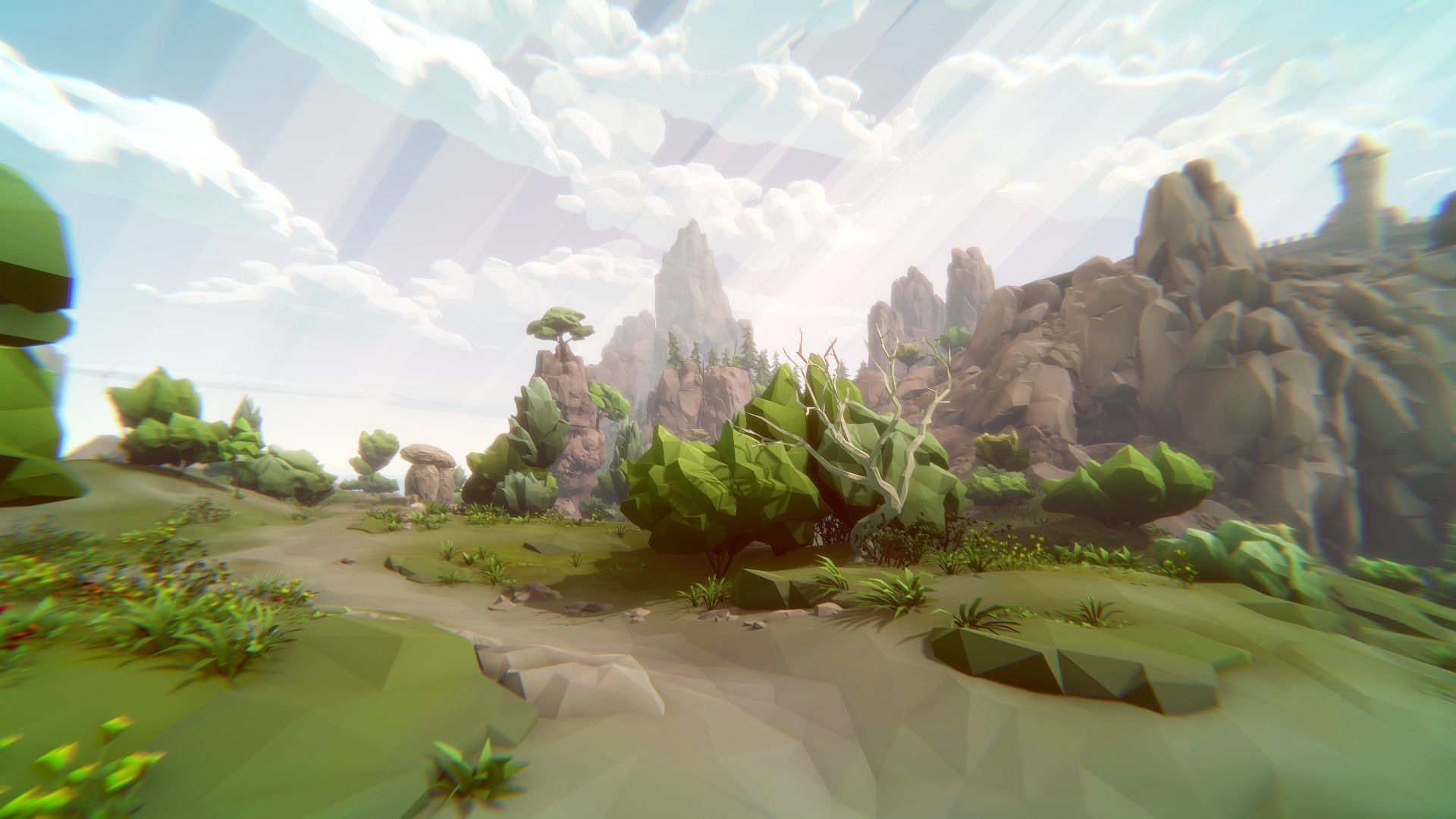 Big Low-Poly Environment Collection Low-poly 3D model_3