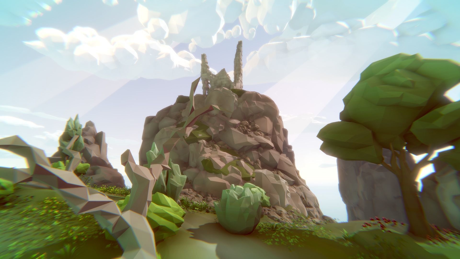 Big Low-Poly Environment Collection Low-poly 3D model_33