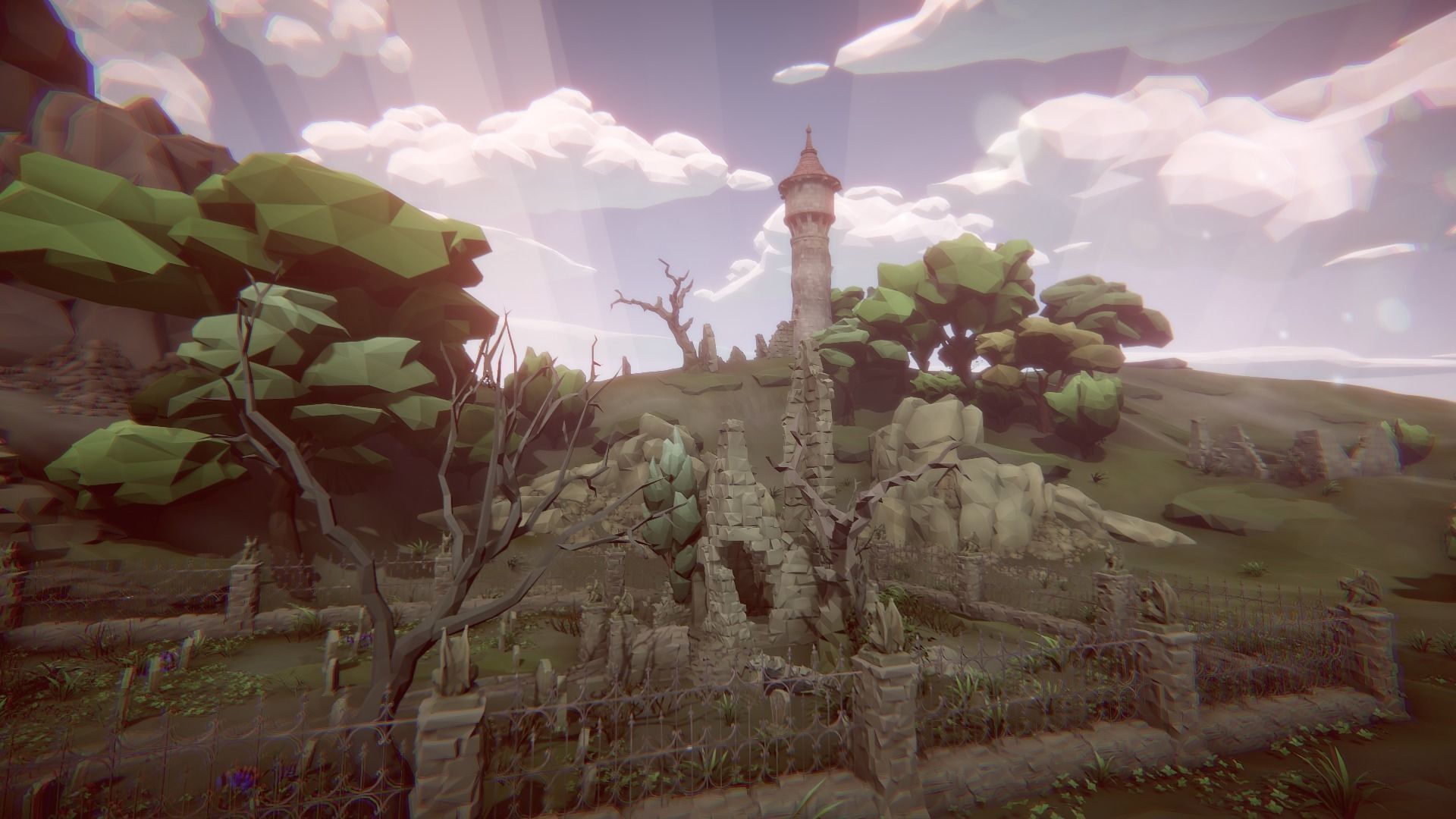 Big Low-Poly Environment Collection Low-poly 3D model_26