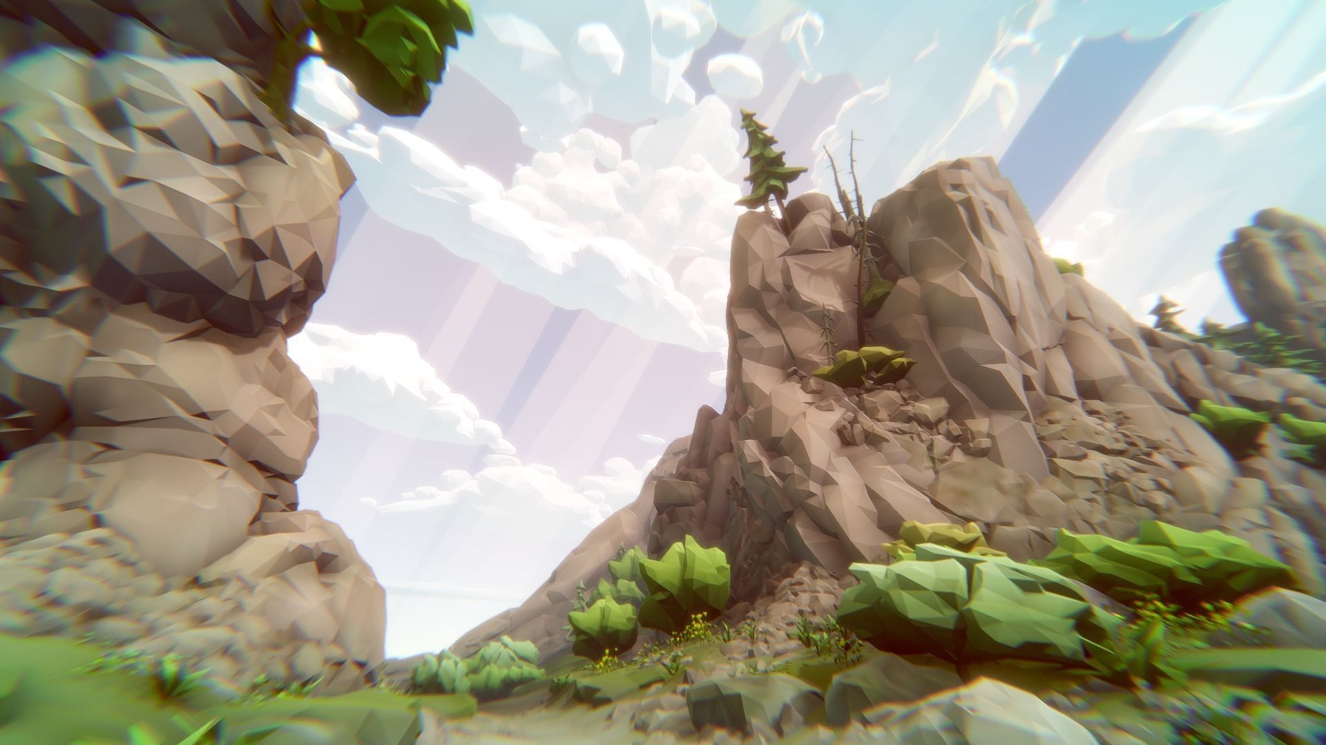 Big Low-Poly Environment Collection Low-poly 3D model_4