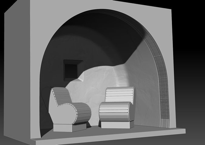 Cantina alcove 3D print model