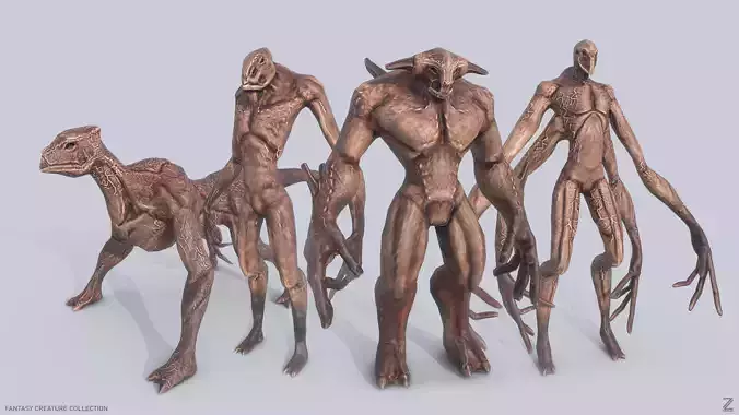 Fantasy creature collection