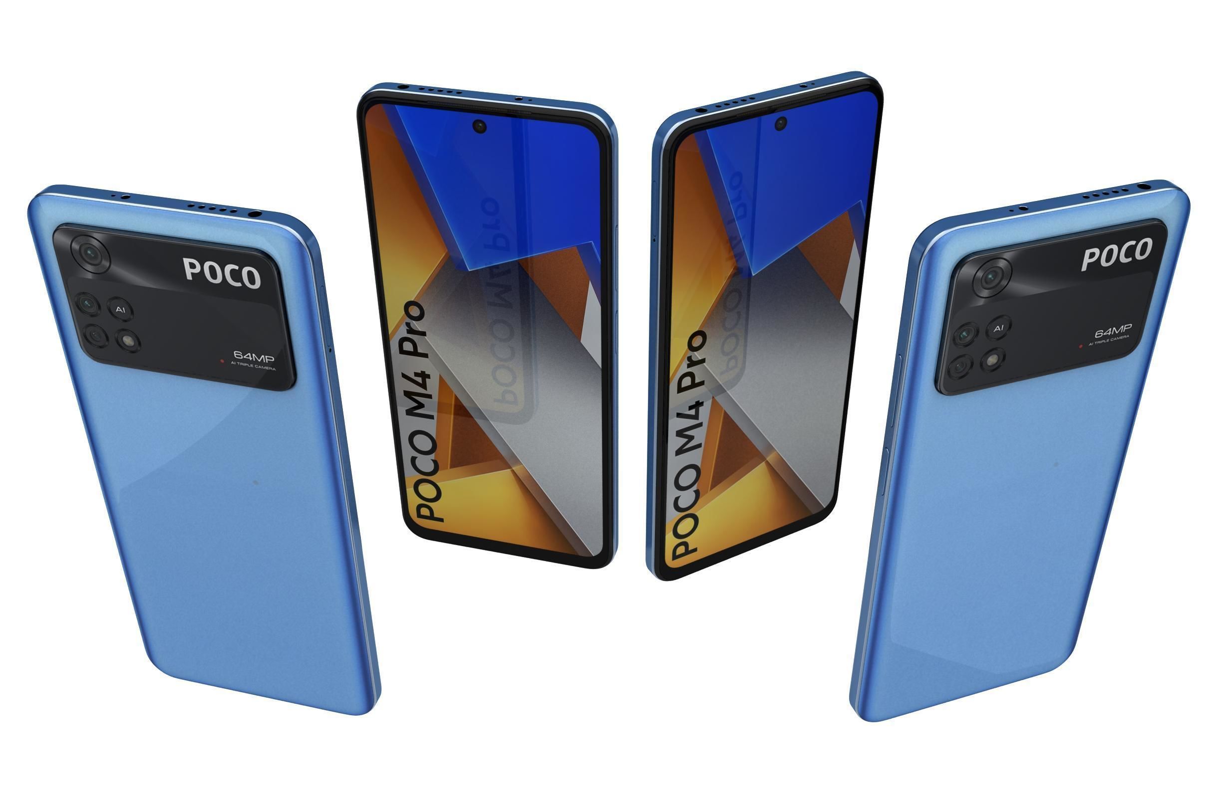 Xiaomi Poco M4 Pro And X4 Pro 5G 3D model_29