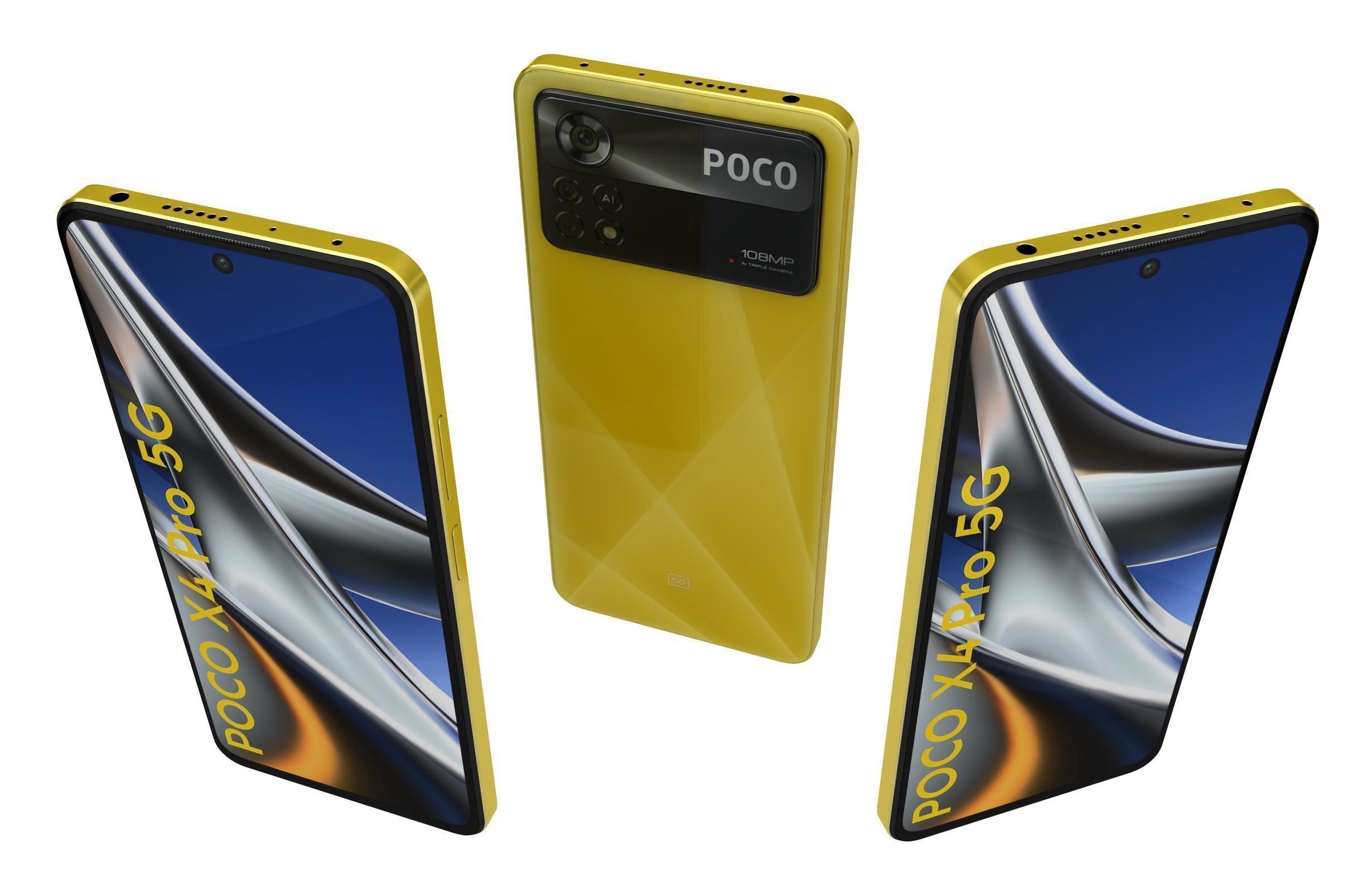 Xiaomi Poco M4 Pro And X4 Pro 5G 3D model_46