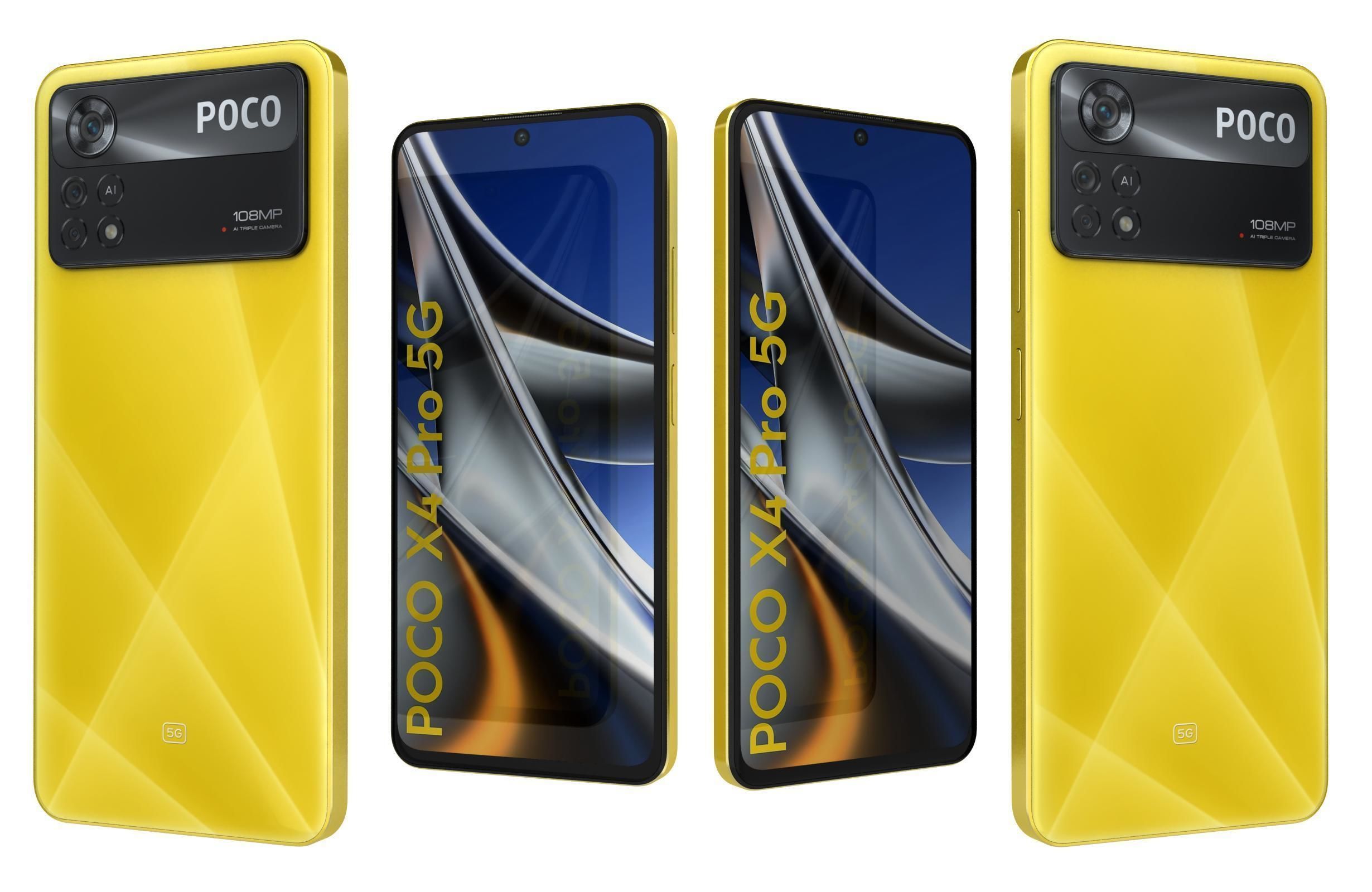 Xiaomi Poco M4 Pro And X4 Pro 5G 3D model_45