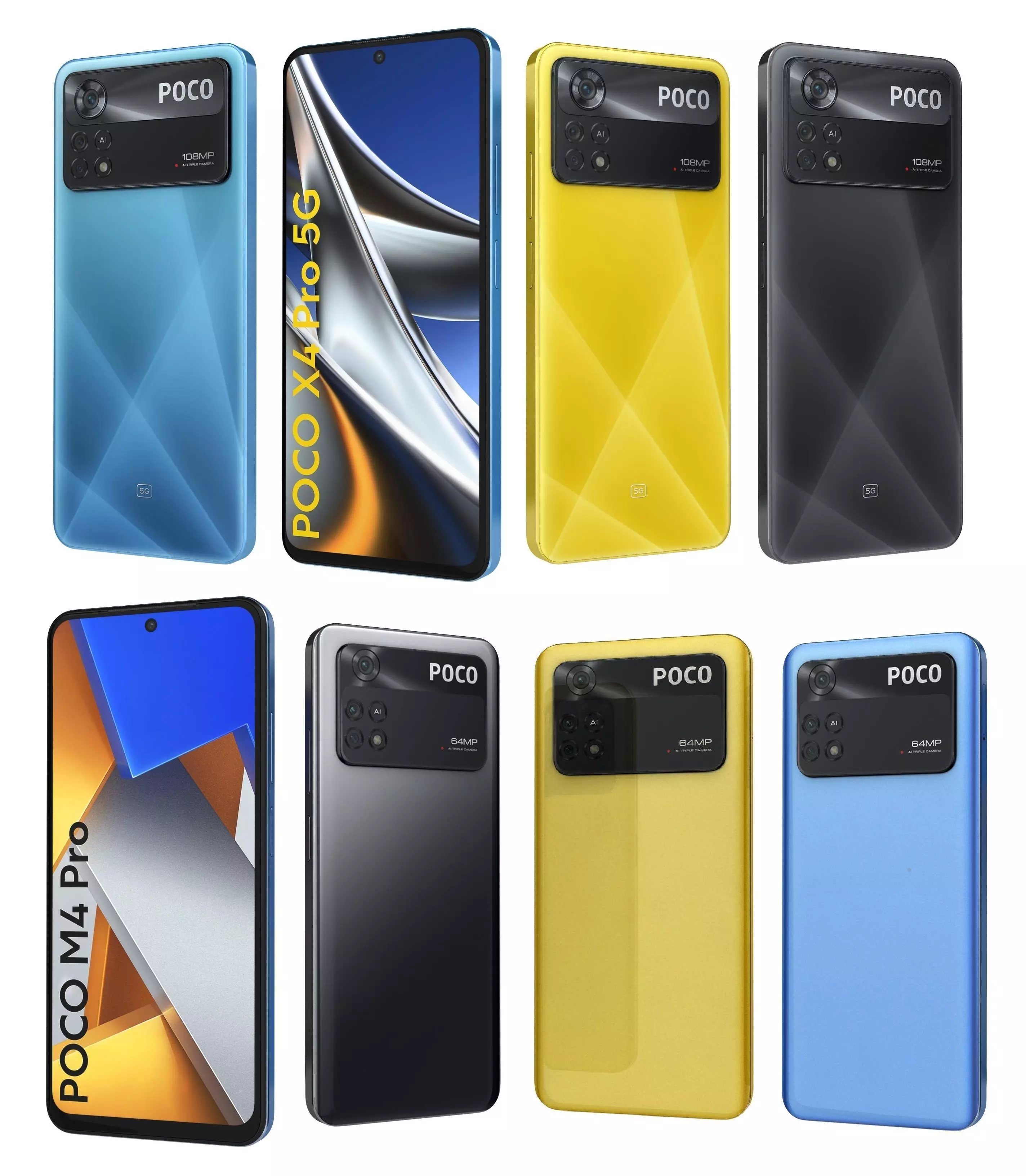 Xiaomi Poco M4 Pro And X4 Pro 5G 3D model_0