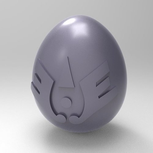 Digimon Seraphimon Easter egg pokemon 3D print model