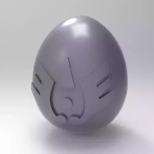 Digimon Seraphimon Easter egg pokemon 3D print model