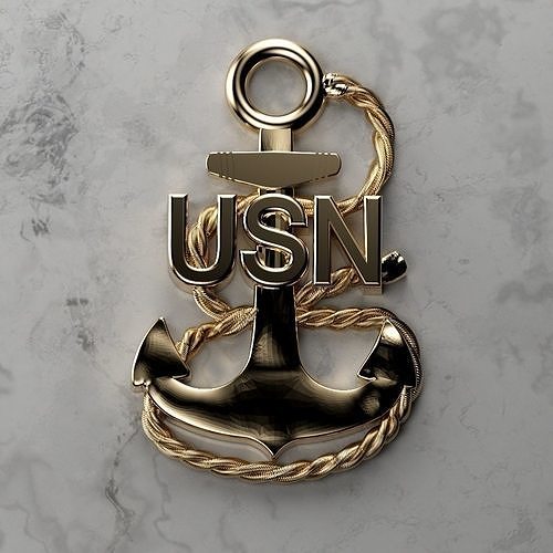 US Navy Pendant 3D print model