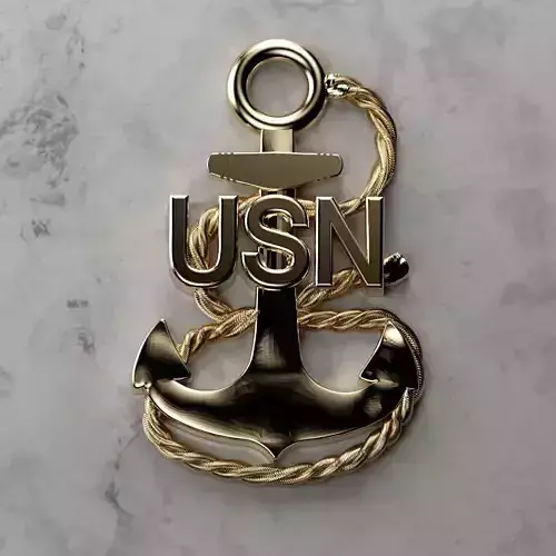 US Navy Pendant 3D print model