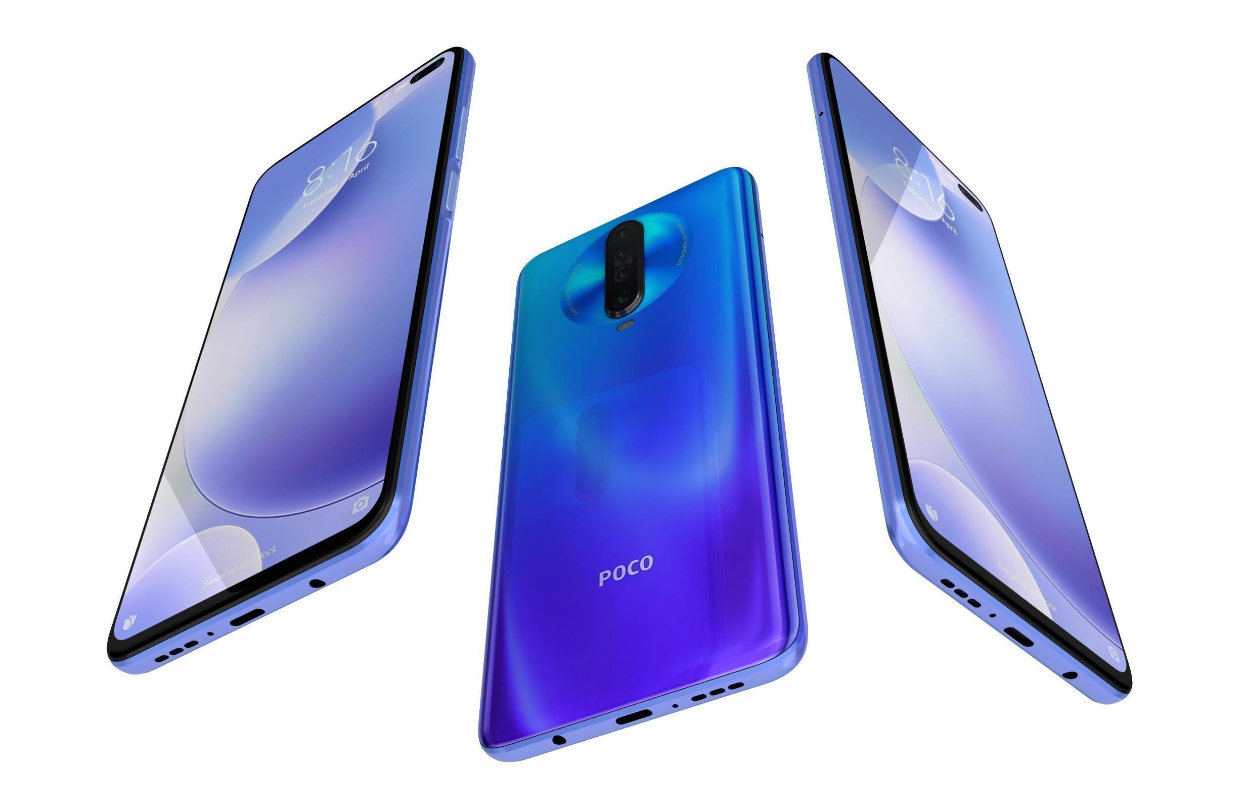 Xiaomi Poco X2 And X3 3D model_11