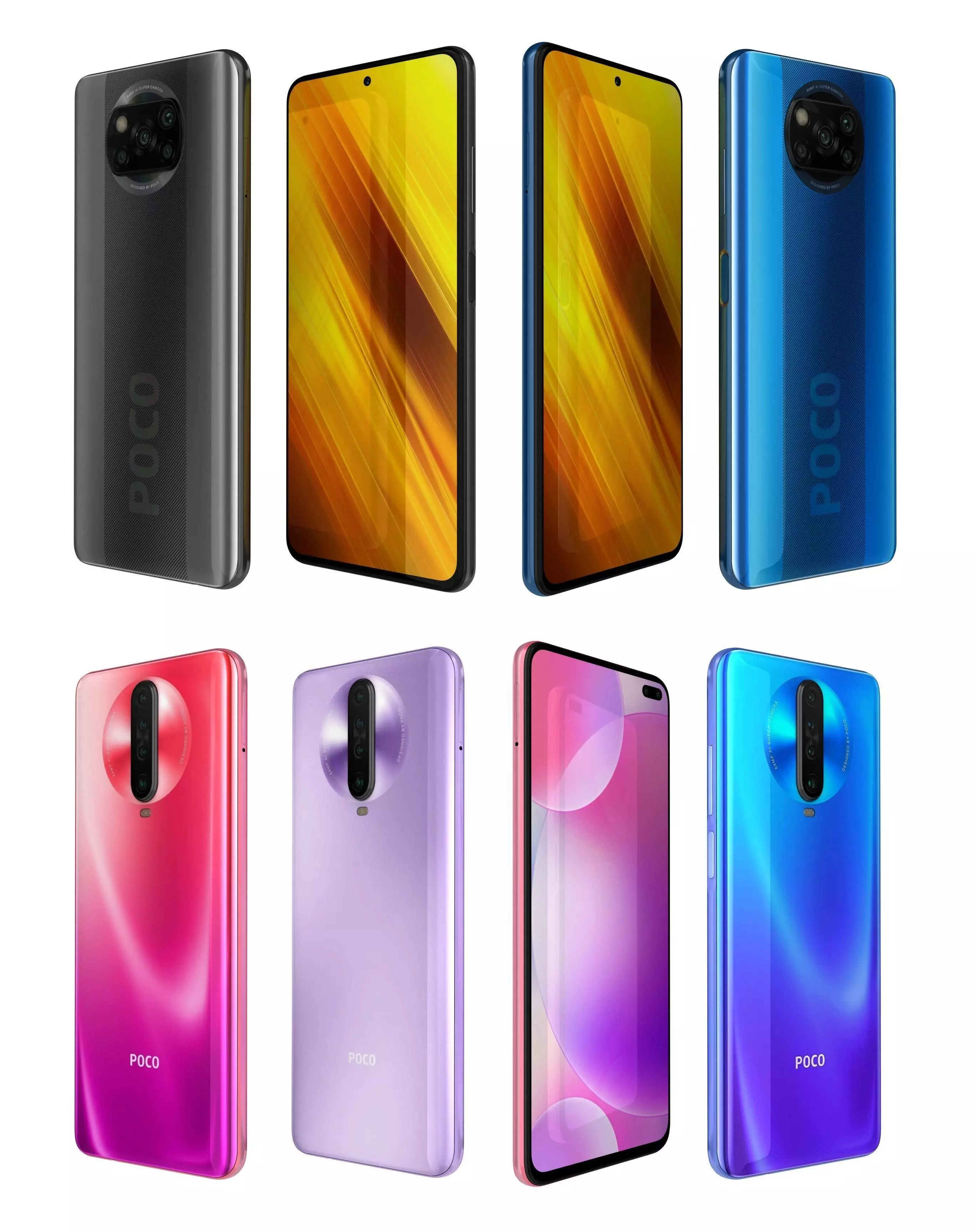 Xiaomi Poco X2 And X3 3D model_0