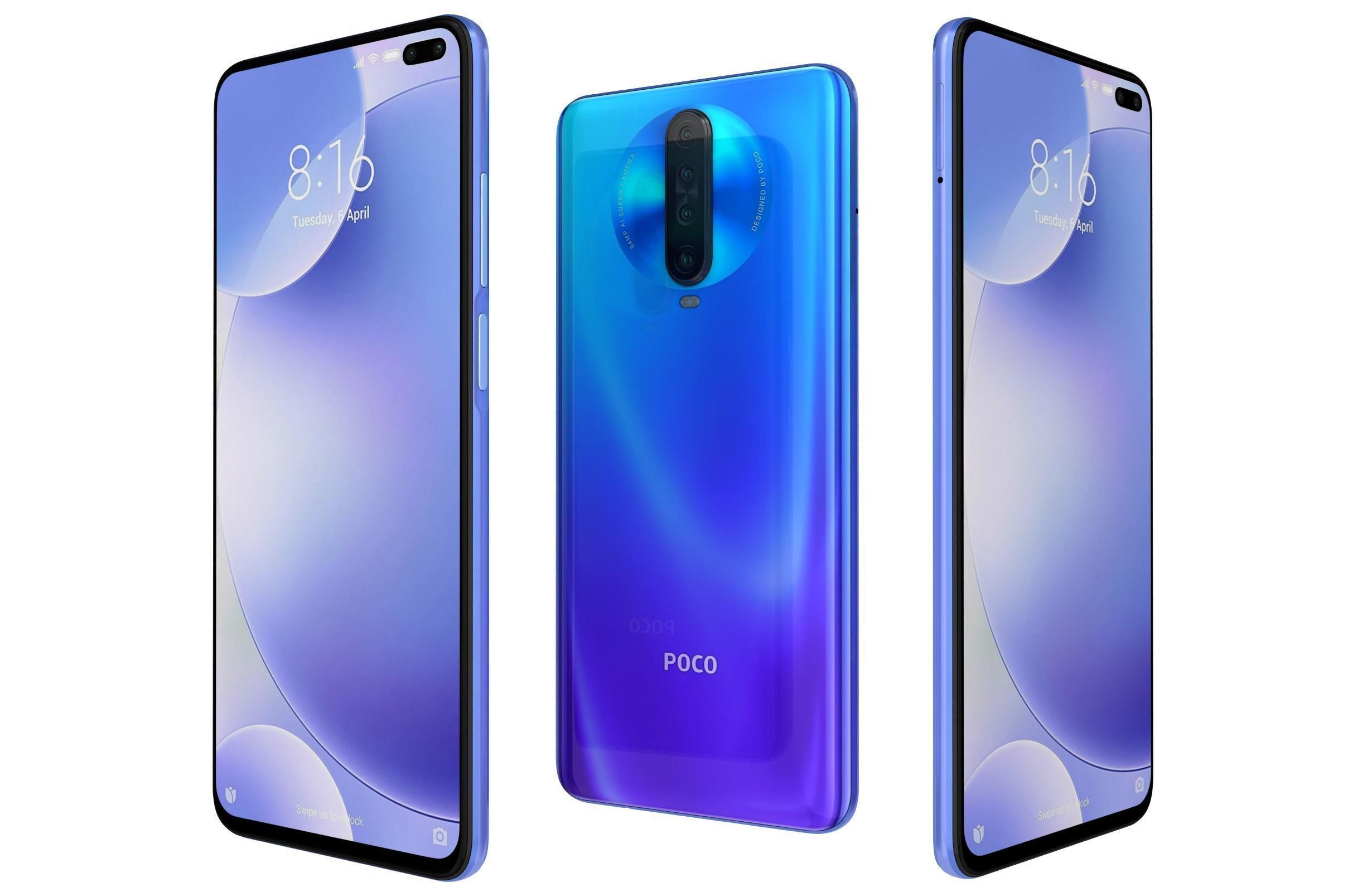 Xiaomi Poco X2 And X3 3D model_2