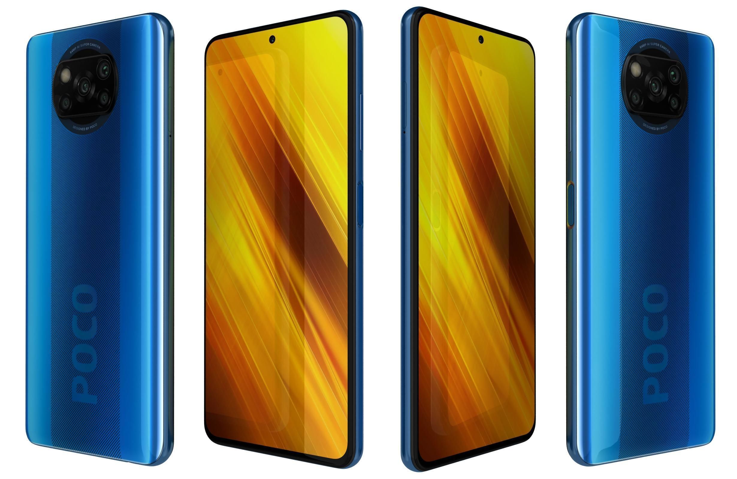 Xiaomi Poco X2 And X3 3D model_61
