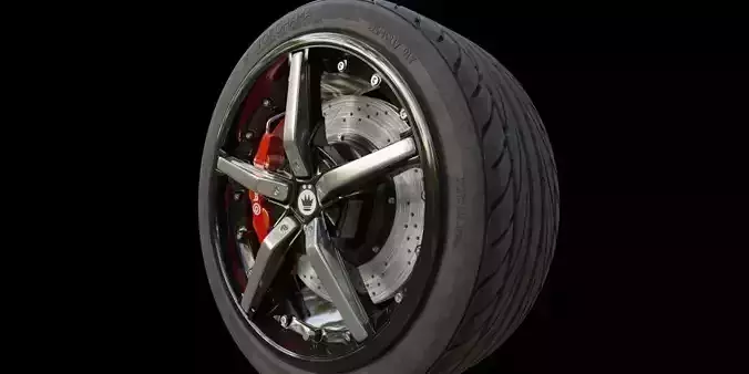 Konig Hotswap wheel rim 3D model