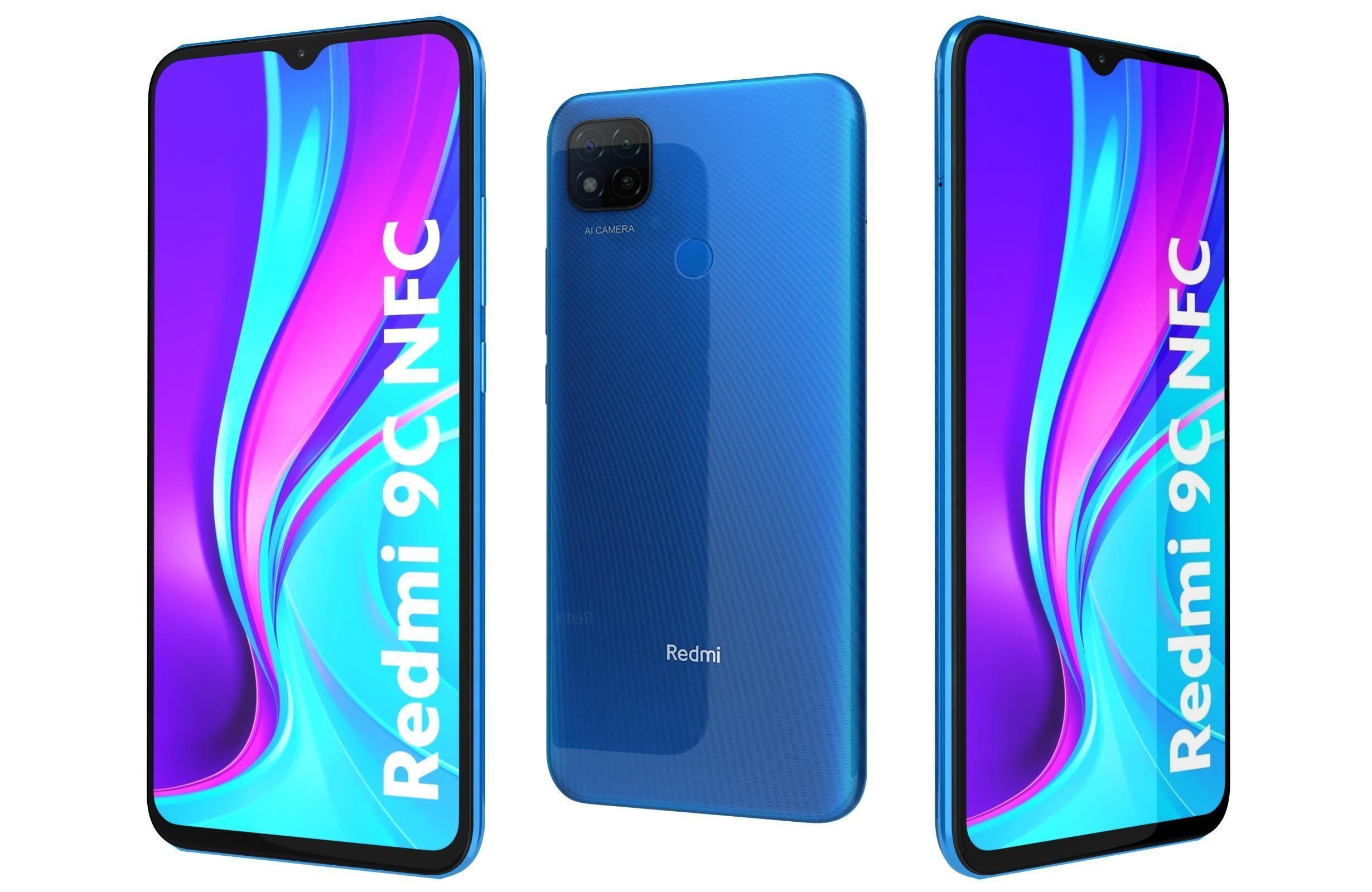 Xiaomi Redmi 9A And 9C 3D model_69