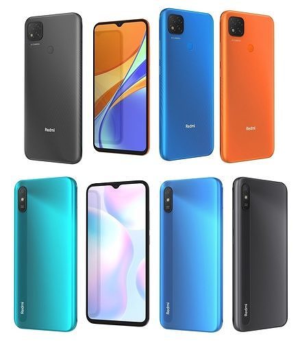 Xiaomi Redmi 9A And 9C 3D model
