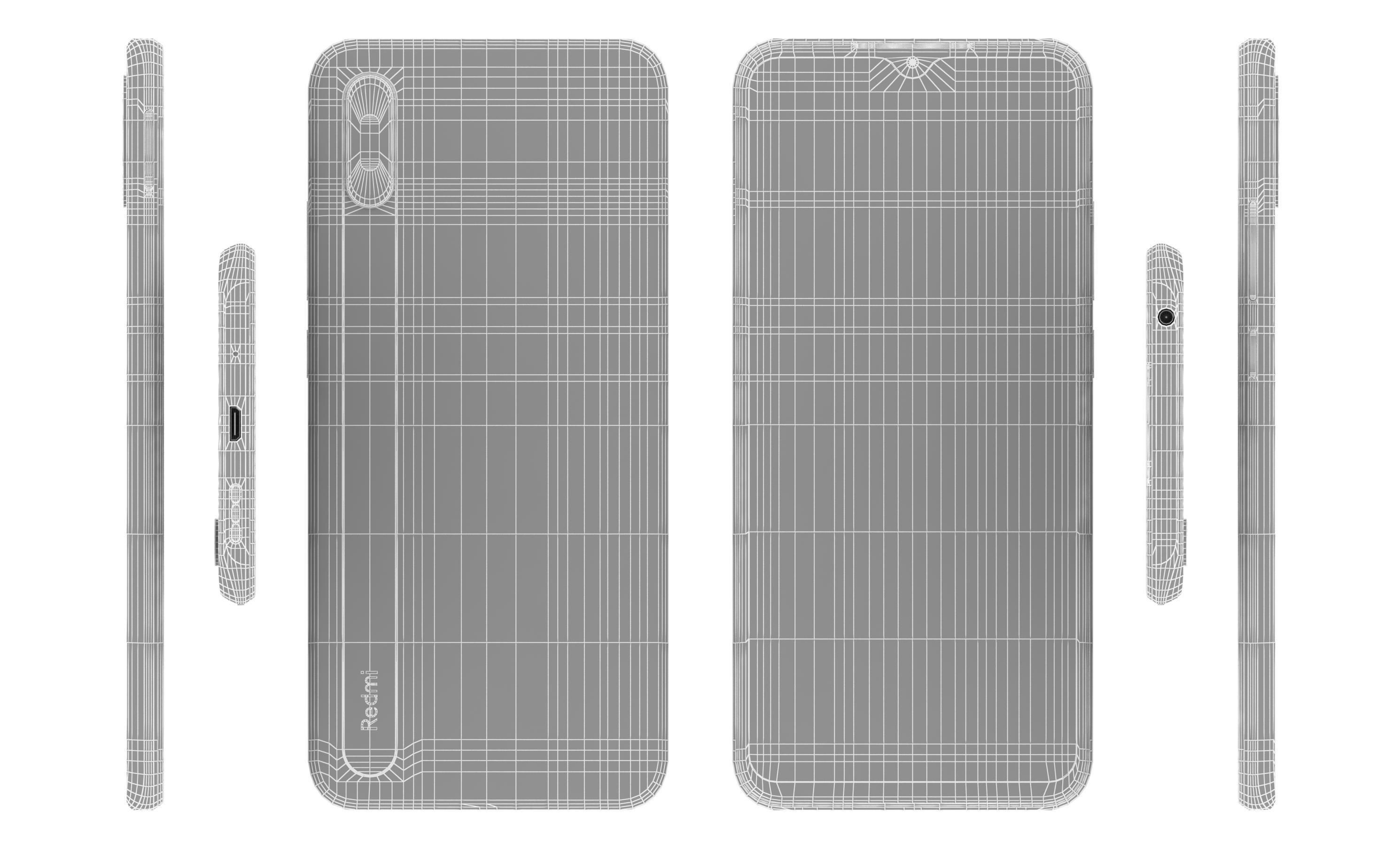 Xiaomi Redmi 9A And 9C 3D model_33