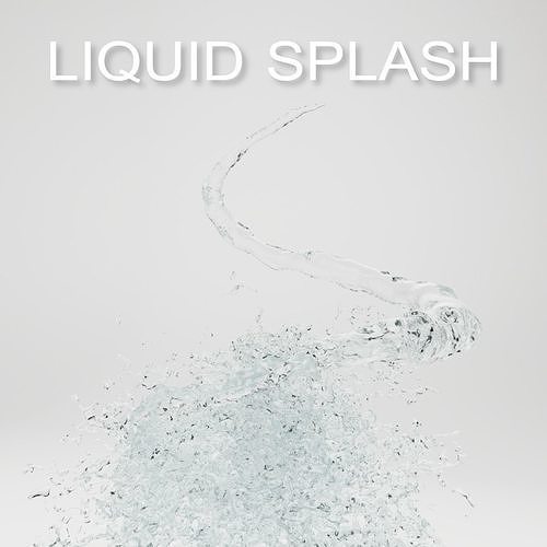 Liquid Splash 3D model