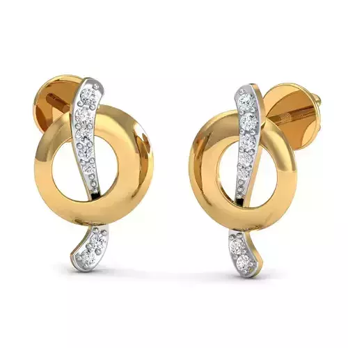 Women Earrings 3dm STL FBX OBJ Render Details